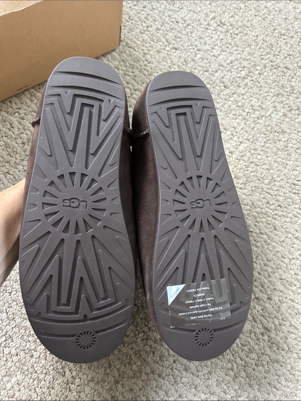 UGG Women’s Brown Slip-On Mule - Picture 3 of 4
